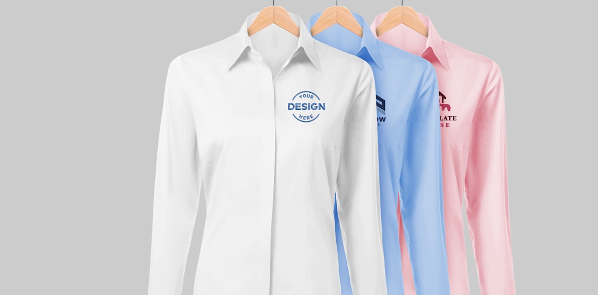 Embroidered Office Shirts for Women| Office Wear Shirts for Ladies ...